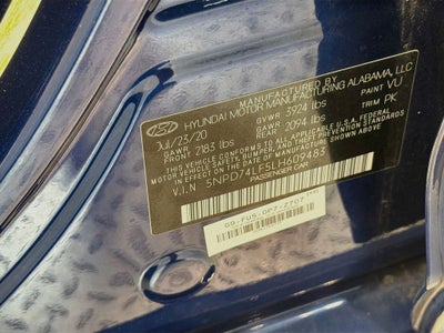 2020 Hyundai Elantra SE