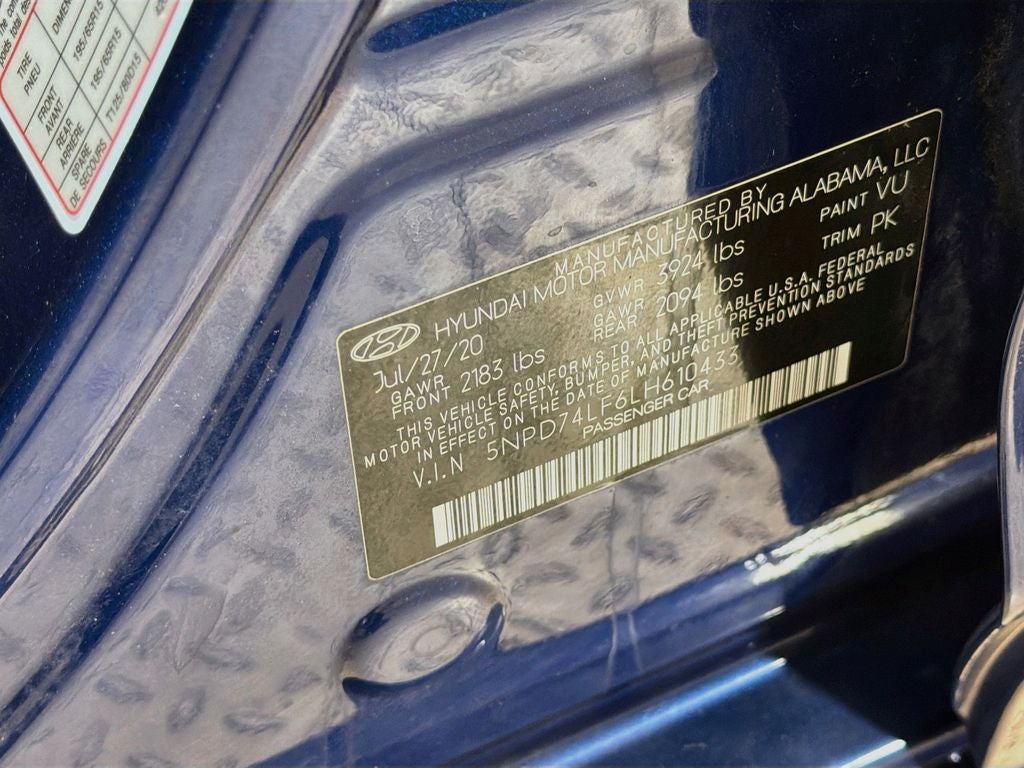 2020 Hyundai Elantra SE