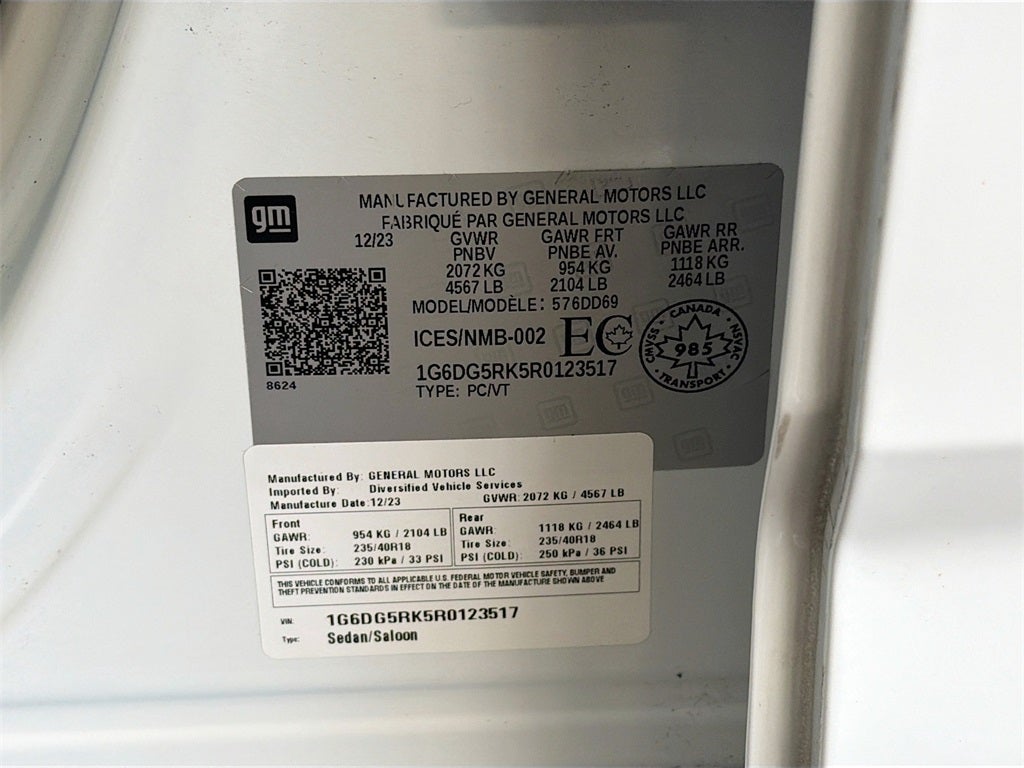 2024 Cadillac CT4 Sport