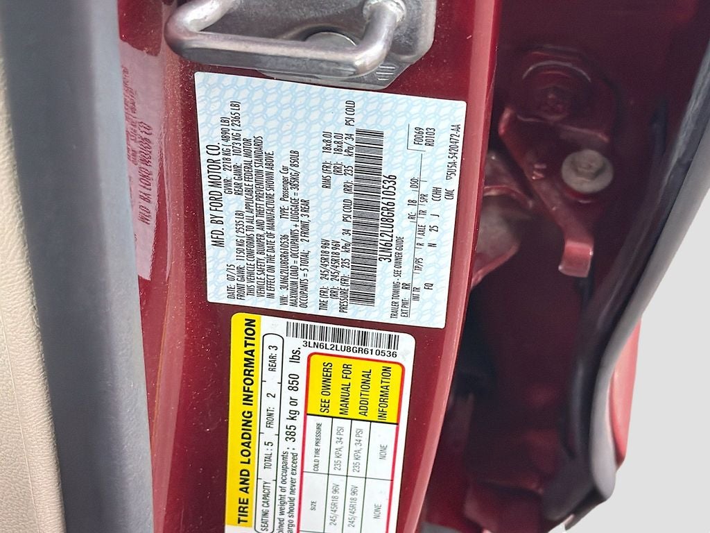 2016 Lincoln MKZ Hybrid