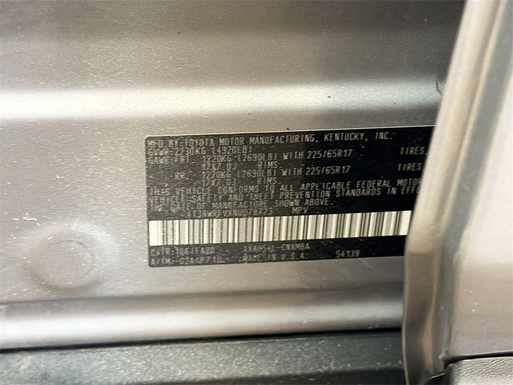 2022 Toyota RAV4 Hybrid XLE