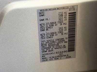 2020 Nissan Pathfinder SL