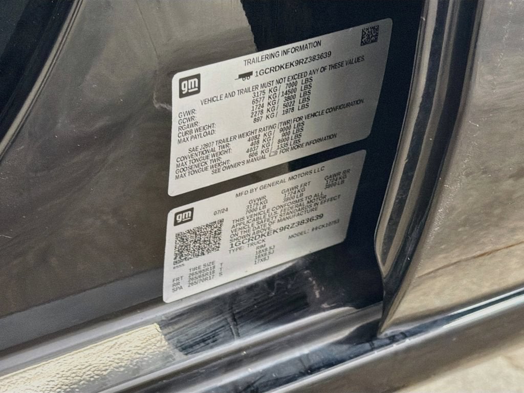 2024 Chevrolet Silverado 1500 LT (2FL)