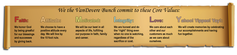 core values banner